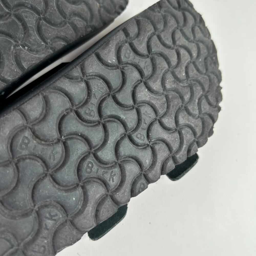 Birkenstock Arizona Black Leather Black Buckle Sandal Women's 7 EU 37 - Picture 13 of 13